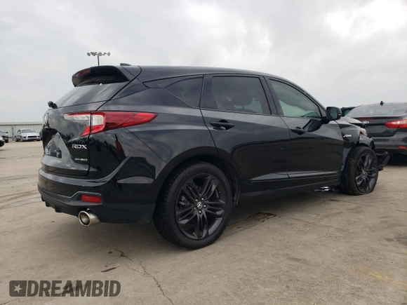 2021 Acura RDX w/A-Spec Package with VIN 5J8TC2H69ML040785, listed as a Copart auction lot 46112484 with 31,096 mi miles. Bid and sale history available at carsss.com. Image 3.