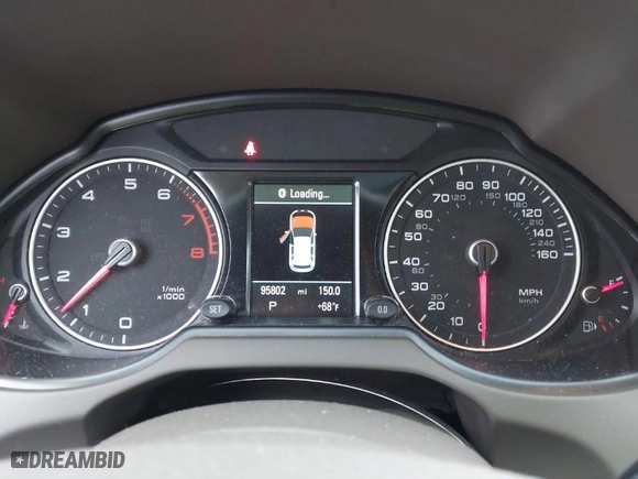 2013 Audi Q5 Premium Plus with VIN WA1LFAFP3DA008965, listed as a IAAI auction lot 41051980 with 95,802 mi miles. Bid and sale history available at carsss.com. Image 7.