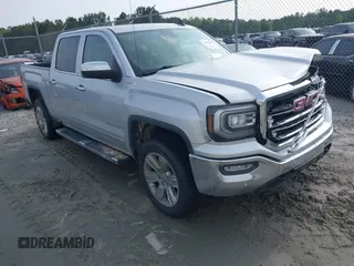 2018 GMC Sierra 1500 SLT z VIN 3GTU2NEC4JG613604, wystawiony jako IAAI lot #42292191 z przebiegiem 168 409 mil mil oraz . Historia ofert i sprzedaży dostępna na DreamBid. Obrazek 1.