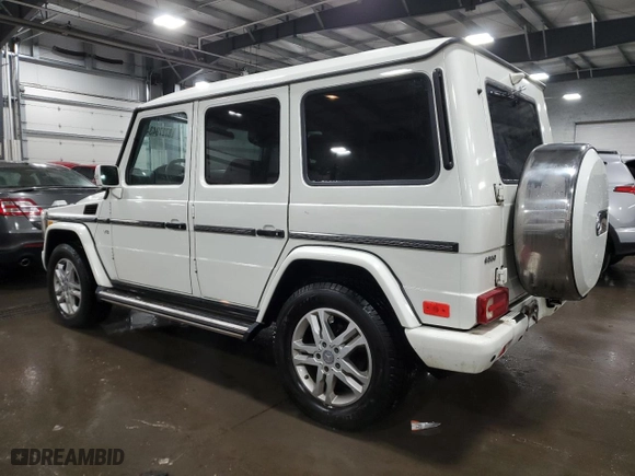 2011 Mercedes-Benz G-Class G 550 with VIN WDCYC3HF7BX190923, listed as a Copart auction lot 87279434 with 134,024 mi miles and Salvage Title. Bid and sale history available at carsss.com. Image 2.
