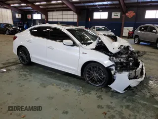 2022 Acura ILX w/Premium/A-Spec Package with VIN 19UDE2F87NA008594, listed as a Copart auction lot 70517902 with 10,996 mi miles. Bid and sale history available at carsss.com. Image 4.