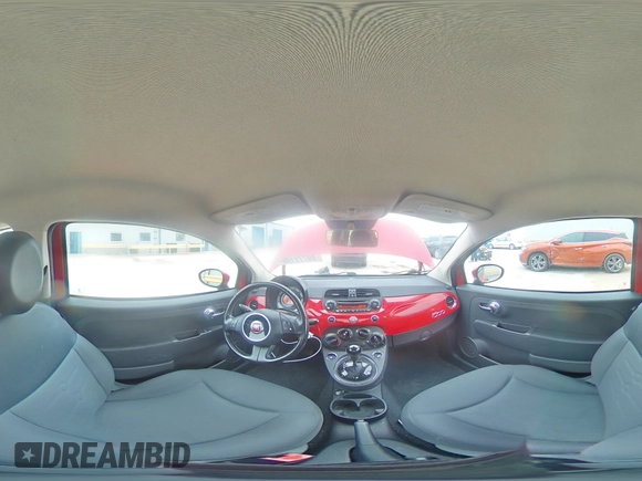 2013 FIAT 500 Pop with VIN 3C3CFFAR7DT674168, listed as a Copart auction lot 59771195 with 70,354 mi miles and Salvage title. Bid and sale history available at DreamBid. Image 15.