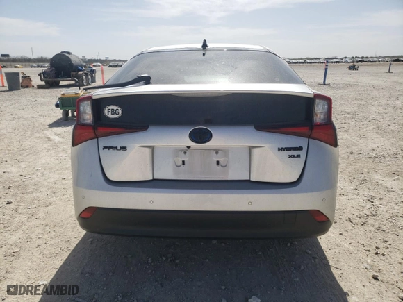 2022 Toyota Prius L Eco with VIN JTDKAMFU5N3169248, listed as a Copart auction lot 48997015 with 46,266 mi miles and Salvage Title. Bid and sale history available at carsss.com. Image 6.