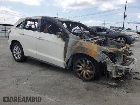 2017 Acura RDX Technology with VIN 5J8TB3H50HL016624, listed as a Copart auction lot 54770795 with Not Provided miles and Non Repairable. Bid and sale history available at DreamBid. Image 4.