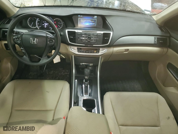 2014 Honda Accord Sedan LX with VIN 1HGCR2F35EA230555, listed as a Copart auction lot 48891345 with 91,671 mi miles and Salvage Title. Bid and sale history available at carsss.com. Image 8.