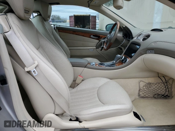 2009 Mercedes-Benz SL 550 with VIN WDBSK71F49F143492, listed as a Copart auction lot 88757425 with 89,117 mi miles and Salvage title. Bid and sale history available at DreamBid. Image 10.