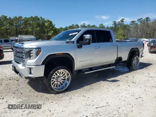 2020 GMC Sierra 3500HD Denali z VIN 1GT49WEY4LF182084, wystawiony jako Copart lot #47125665 z przebiegiem 79 045 mil mil oraz Tytuł czysty. Historia ofert i sprzedaży dostępna na DreamBid. Obrazek 1.