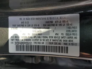 2023 Mazda 3 S Select with VIN 3MZBPABM5PM359181, listed as a Copart auction lot 55407865 with Not Provided miles and Salvage Title. Bid and sale history available at DreamBid. Image 13.