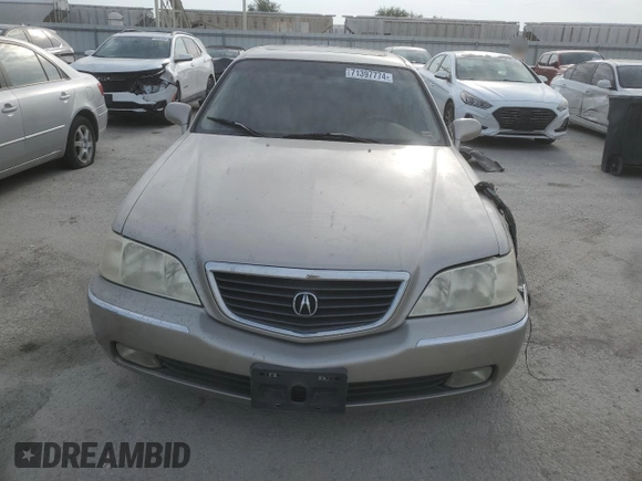 2002 Acura RL with VIN JH4KA96532C008414, listed as a Copart auction lot 71397774 with 176,293 mi miles and Salvage Title. Bid and sale history available at carsss.com. Image 5.
