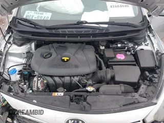 2016 Kia Forte LX with VIN KNAFK4A60G5446108, listed as a IAAI auction lot 41604040 with 57,754 mi miles. Bid and sale history available at carsss.com. Image 10.
