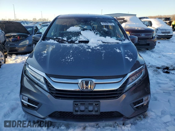 2019 Honda Odyssey Elite with VIN 5FNRL6H93KB114051, listed as a Copart auction lot 41636175 with 86,853 mi miles and Salvage Title. Bid and sale history available at DreamBid. Image 5.