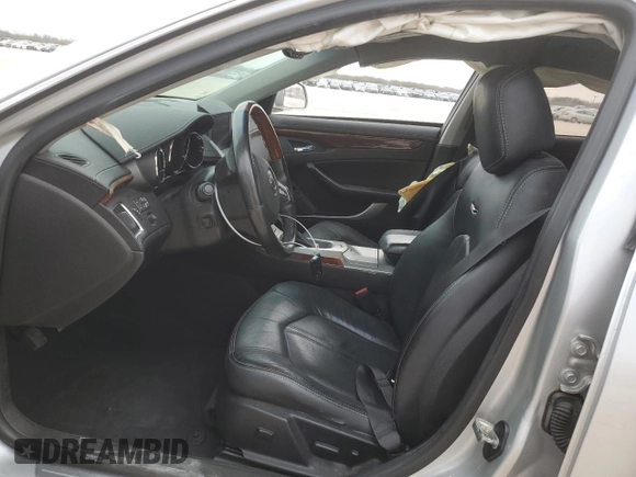2012 Cadillac CTS Premium with VIN 1G6DP5E31C0120507, listed as a Copart auction lot 47694635 with 104,422 mi miles and Salvage title. Bid and sale history available at DreamBid. Image 7.