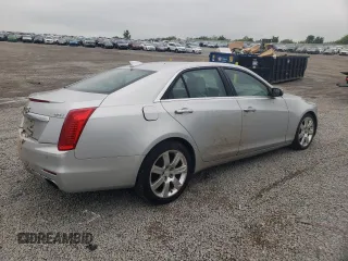 2016 Cadillac CTS Luxury Collection RWD with VIN 1G6AR5SX6G0197237, listed as a Copart auction lot 56484275 with 127,761 mi miles and Salvage title. Bid and sale history available at DreamBid. Image 3.
