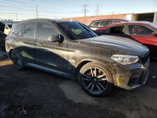 2020 BMW X3 M Competition with VIN 5YMTS0C06LLA57870, listed as a Copart auction lot 88990635 with Not Provided miles and Salvage Title. Bid and sale history available at carsss.com. Image 4.