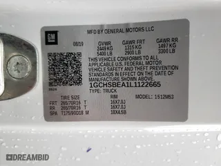 2020 Chevrolet Colorado 2WD Work Truck with VIN 1GCHSBEA1L1122665, listed as a Copart auction lot 44957445 with 67,791 mi miles and Salvage Title. Bid and sale history available at carsss.com. Image 12.