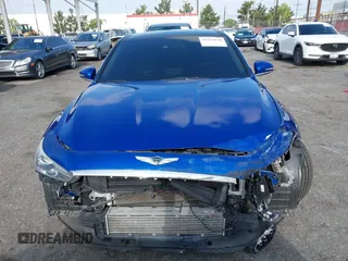 2019 Genesis G70 Advanced with VIN KMTG74LE4KU032620, listed as a IAAI auction lot 42211639 with 59,132 mi miles and . Bid and sale history available at DreamBid. Image 12.