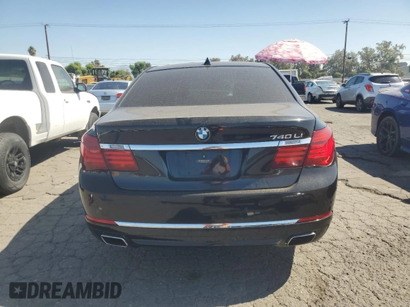 2015 BMW 7 Series 740Li with VIN WBAYE4C59FD947328, listed as a Copart auction lot 68987863 with 117,312 mi miles and . Bid and sale history available at DreamBid. Image 6.