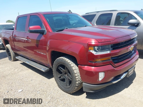 2017 Chevrolet Silverado 1500 LT with VIN 3GCUKREC8HG259071, listed as a IAAI auction lot 42078117 with 158,606 mi miles and . Bid and sale history available at DreamBid. Image 1.