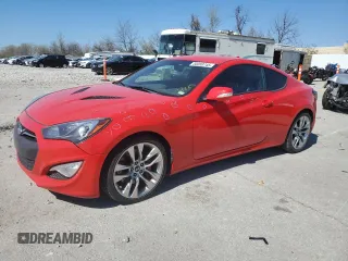 2014 Hyundai Genesis Coupe Ultimate z VIN KMHHU6KJ6EU118890, wystawiony jako Copart lot #50089745 z przebiegiem 109 304 mil mil oraz Szkoda całkowita • Salvage title. Historia ofert i sprzedaży dostępna na DreamBid. Obrazek 1.