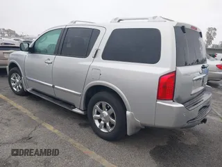 2005 Infiniti QX56 with VIN 5N3AA08AX5N810084, listed as a IAAI auction lot 41862041 with 168,958 mi miles. Bid and sale history available at carsss.com. Image 3.