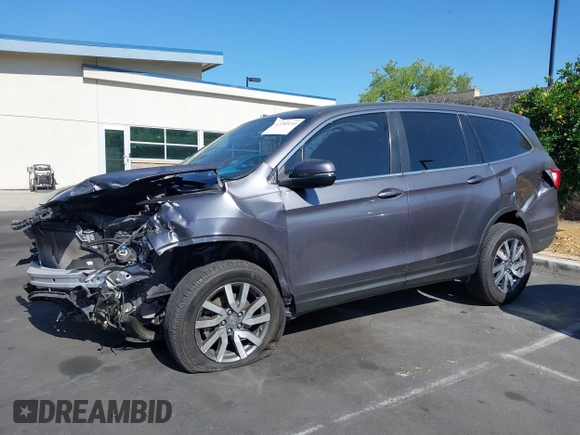 2021 Honda Pilot EX with VIN 5FNYF5H35MB036402, listed as a IAAI auction lot 42280114 with Not provided miles and . Bid and sale history available at DreamBid. Image 14.