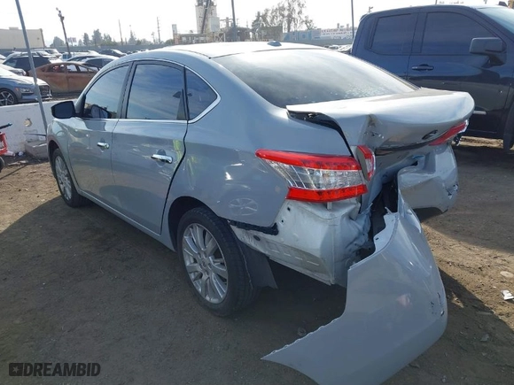 2014 Nissan Sentra SV with VIN 3N1AB7AP5EY279142, listed as a IAAI auction lot 41491575 with 125,424 mi miles. Bid and sale history available at carsss.com. Image 3.