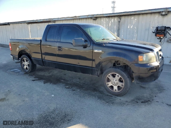 2004 Ford F-150 XL with VIN 1FTPX12524NC61356, listed as a Copart auction lot 47655165 with 208,858 mi miles and Salvage Title. Bid and sale history available at carsss.com. Image 4.