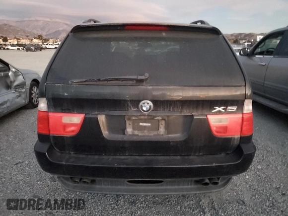 2002 BMW X5 4.4i with VIN 5UXFB33572LH32061, listed as a Copart auction lot 81917514 with 0 mi miles and Salvage Title. Bid and sale history available at carsss.com. Image 6.