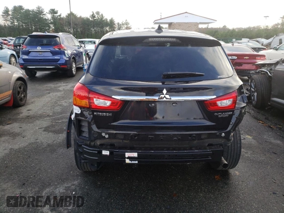2018 Mitsubishi Outlander Sport ES 2.0 with VIN JA4AR3AU9JU022886, listed as a Copart auction lot 67841112 with 46,453 mi miles. Bid and sale history available at carsss.com. Image 6.