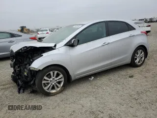 2013 Hyundai Elantra GT with VIN KMHD35LEXDU109072, listed as a Copart auction lot 76022504 with 133,006 mi miles and Salvage Title. Bid and sale history available at carsss.com. Image 1.