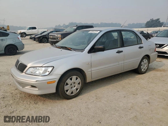 2002 Mitsubishi Lancer ES with VIN JA3AJ26E22U045919, listed as a Copart auction lot 63852225 with 184,071 mi miles and Salvage title. Bid and sale history available at DreamBid. Image 1.