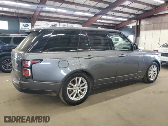 2018 Land Rover Range Rover with VIN SALGR2RV1JA383840, listed as a Copart auction lot 56894215 with 117,582 mi miles and Clean title. Bid and sale history available at DreamBid. Image 3.