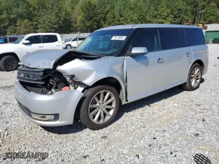 2017 Ford Flex Limited with VIN 2FMGK5D84HBA09666, listed as a Copart auction lot 75319854 with 152,013 mi miles and Salvage Title. Bid and sale history available at carsss.com. Image 1.