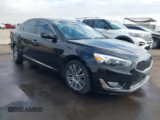 2014 Kia Cadenza Premium with VIN KNALN4D72E5167092, listed as a IAAI auction lot 41399074 with 158,105 mi miles. Bid and sale history available at carsss.com. Image 1.