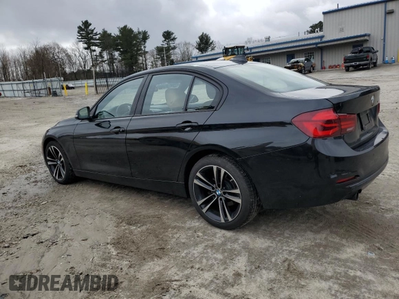 2018 BMW 3 Series with VIN WBA8F1C55JK898449, listed as a Copart auction lot 47786005 with 90,981 mi miles and Salvage title. Bid and sale history available at DreamBid. Image 2.