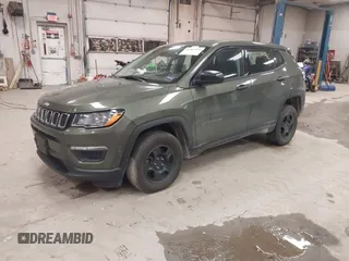 2020 Jeep Compass Sport with VIN 3C4NJDAB7LT132688, listed as a IAAI auction lot 41262430 with 91,167 mi miles and . Bid and sale history available at DreamBid. Image 17.