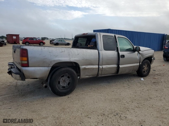 2002 GMC Sierra 1500 SLE with VIN 2GTEC19V821179767, listed as a Copart auction lot 70909254 with 0 mi miles and Salvage Title. Bid and sale history available at carsss.com. Image 3.