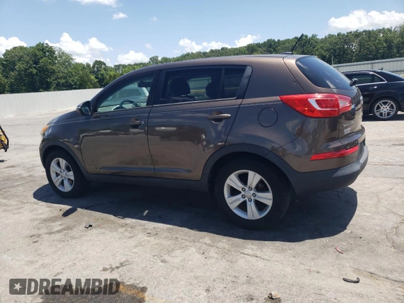 2012 Kia Sportage LX with VIN KNDPB3A20C7276250, listed as a Copart auction lot 61804995 with 112,303 mi miles and Salvage title. Bid and sale history available at DreamBid. Image 2.