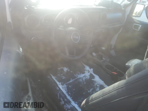 2022 Jeep Wrangler Sport with VIN 1C4HJXAGXNW200621, listed as a Copart auction lot 88113035 with 47,780 mi miles and Salvage Title. Bid and sale history available at DreamBid. Image 8.