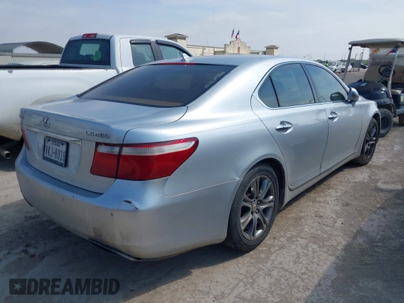2007 Lexus LS 460 with VIN JTHBL46FX75007410, listed as a IAAI auction lot 42272303 with Not Provided miles and . Bid and sale history available at DreamBid. Image 4.