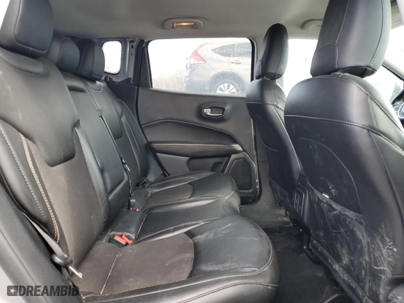 2020 Jeep Compass Latitude with VIN 3C4NJDBB3LT217655, listed as a Copart auction lot 46462235 with 55,540 mi miles and Salvage Title. Bid and sale history available at carsss.com. Image 11.
