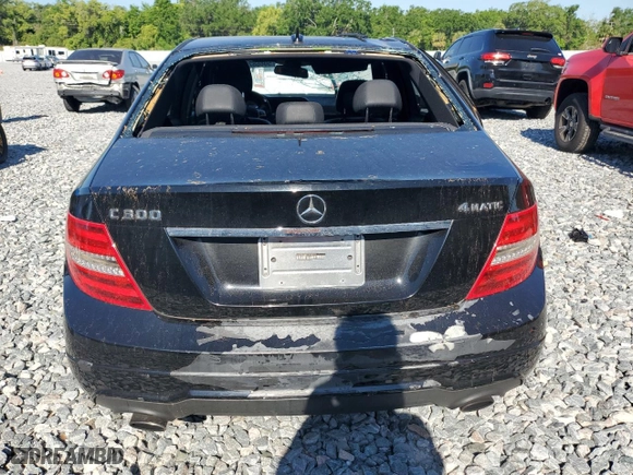 2012 Mercedes-Benz C-Class C 300 Sport with VIN WDDGF8BB8CR204223, listed as a Copart auction lot 52707305 with 201,502 mi miles and Clean Title. Bid and sale history available at carsss.com. Image 6.