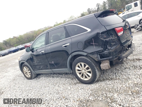 2016 Kia Sorento LX with VIN 5XYPG4A30GG092290, listed as a Copart auction lot 50033365 with 190,485 mi miles and Salvage Title. Bid and sale history available at carsss.com. Image 2.