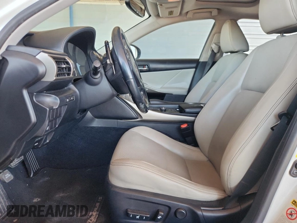 2014 Lexus IS 250 with VIN JTHBF1D29E5001908, listed as a Copart auction lot 63916575 with 225,674 mi miles and Salvage title. Bid and sale history available at DreamBid. Image 7.
