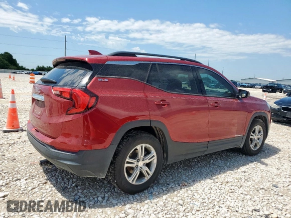 2020 GMC Terrain SLE with VIN 3GKALMEV6LL207236, listed as a Copart auction lot 60045325 with 79,616 mi miles and Salvage title. Bid and sale history available at DreamBid. Image 3.