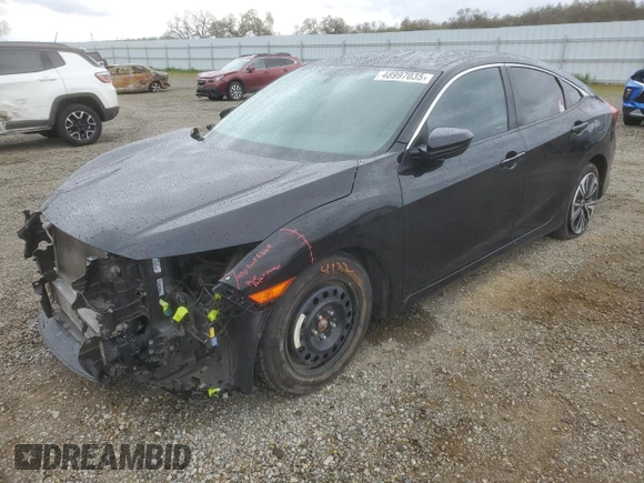2016 Honda Civic Sedan EX-L with VIN 19XFC1F7XGE212191, listed as a Copart auction lot 48997035 with 121,117 mi miles and Salvage Title. Bid and sale history available at carsss.com. Image 1.