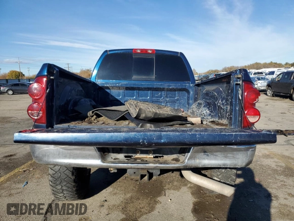 2008 Dodge Ram 2500 Laramie with VIN 3D3KS29A58G202888, listed as a Copart auction lot 80316834 with 213,528 mi miles and Salvage Title. Bid and sale history available at carsss.com. Image 6.