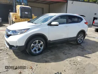 2018 Honda CR-V EX with VIN 2HKRW2H58JH637787, listed as a Copart auction lot 46635325 with 55,747 mi miles and Salvage Title. Bid and sale history available at carsss.com. Image 1.