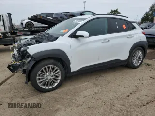 2020 Hyundai Kona SEL with VIN KM8K2CAA1LU470154, listed as a Copart auction lot 52005985 with 46,957 mi miles and Clean Title. Bid and sale history available at carsss.com. Image 1.