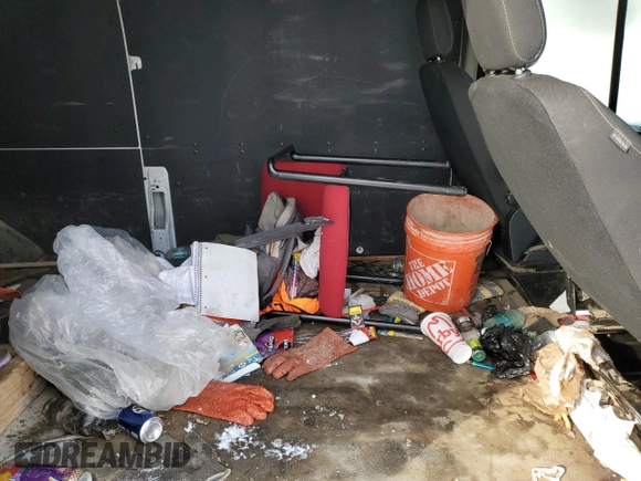 2023 Ford Transit Cargo with VIN 1FTBR2YG7PKA55474, listed as a Copart auction lot 45338615 with Not Provided miles and Salvage Title. Bid and sale history available at DreamBid. Image 11.